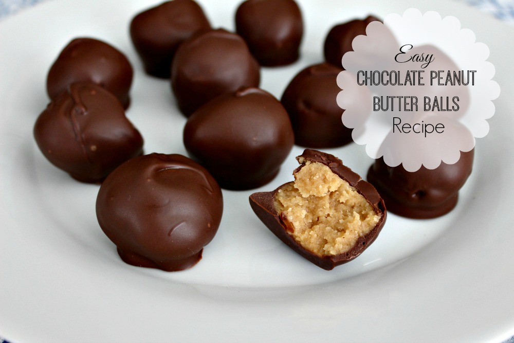 Easy Chocolate Peanut Butter Balls Recipe 