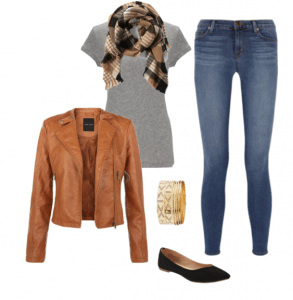 These 7 t-shirt outfits all started with the same gray t-shirt and jeans. It's fun to take basics and add layers, accessories and footwear to spruce them up a bit and make you feel like you have a whole new wardrobe!