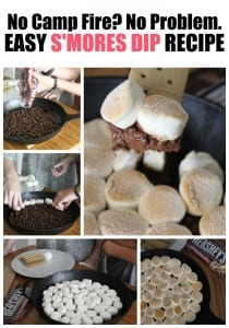 With only four ingredients and a few minutes of your time, you can whip up this S'mores dip recipe that will put a smile on everyone's face, creating one very happy moment. Hello happy!