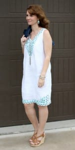 White Summer Dress - This dress is perfect for an outdoor casual wedding, garden party or wear it out to dinner when you know you'll be seated outside. It's fully lined, sits just at the knee and very comfortable. Click through to see where to purchase. White Summer Dress - This dress is perfect for an outdoor casual wedding, garden party or wear it out to dinner when you know you'll be seated outside. It's fully lined, sits just at the knee and very comfortable. Click through to see where to purchase.