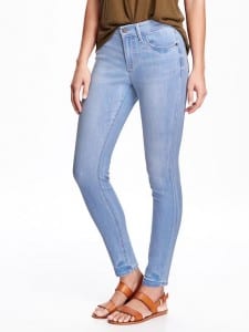 old navy mid rise jeans light denim