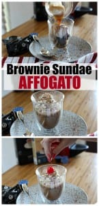 A twist on the Italian classic Affogato recipe: Brownie Sundae Affogato. Made with brownie bites, ice cream, whipped cream, chocolate shavings and a cherry on top. Affogato desserts are the perfect way to end a meal on a warm day. A twist on the Italian classic Affogato recipe: Brownie Sundae Affogato. Made with brownie bites, ice cream, whipped cream, chocolate shavings and a cherry on top. Affogato desserts are the perfect way to end a meal on a warm day.