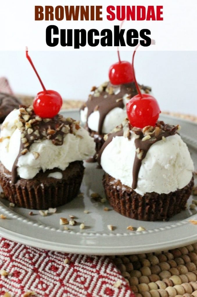 From Birthday parties and get-togethers with friends, to just because moments, these Brownie Sundae Cupcakes are sure to be a big hit. Plus, they are super easy to make! From Birthday parties and get-togethers with friends, to just because moments, these Brownie Sundae Cupcakes are sure to be a big hit. Plus, they are super easy to make!