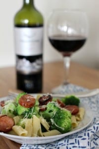 Looking for smoked sausage recipes for an easy and quick summer meal? I have just the one for you: Smoked Sausage, Broccoli and Pasta. With low prep, little time in the kitchen and a dish bursting with flavor, you'll have more time to savor your summer. This meal only requires one skillet and one pot to cook the pasta and broccoli in, so that means less dishes for clean-up. Looking for smoked sausage recipes for an easy and quick summer meal? I have just the one for you: Smoked Sausage, Broccoli and Pasta. With low prep, little time in the kitchen and a dish bursting with flavor, you'll have more time to savor your summer. This meal only requires one skillet and one pot to cook the pasta and broccoli in, so that means less dishes for clean-up.