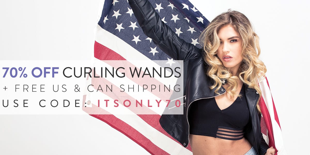 July 4th NuMe curling wand sale