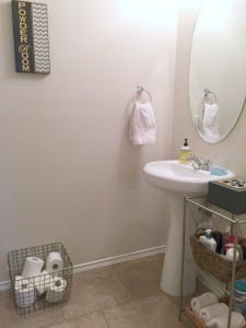 clean bathroom