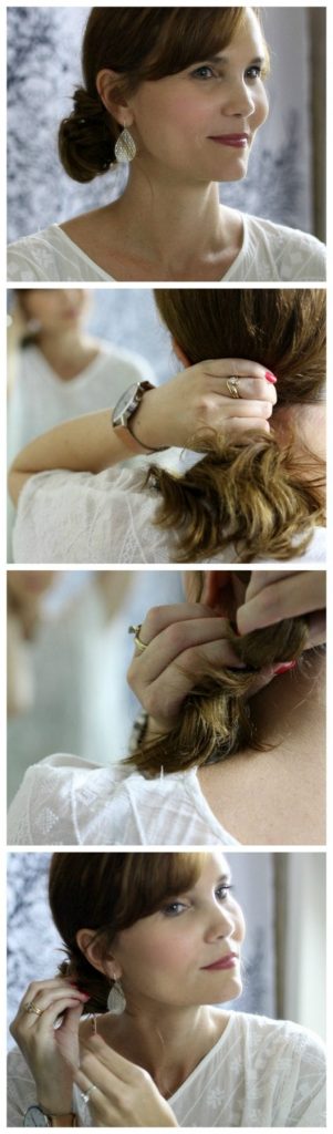 Quick hairstyle idea: How to do a side bun