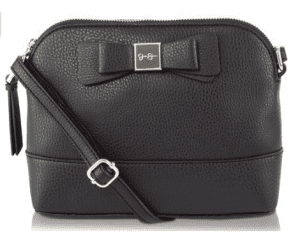 Jessica Simpson Womens Evette Faux Leather Bow Crossbody Handbag Jessica Simpson Womens Evette Faux Leather Bow Crossbody Handbag