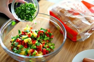 These Aloha Dogs are the perfect Game Day food. Gather up the football fans, turn on the TV and get ready for everyone to inhale these mouthwatering and super easy to prepare Hawaiian hot dogs. These Aloha Dogs are the perfect Game Day food. Gather up the football fans, turn on the TV and get ready for everyone to inhale these mouthwatering and super easy to prepare Hawaiian hot dogs.