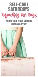 Self-Care Saturdays is a series where I share thoughts from the heart, as well as tips and tricks for taking care of you. Self-care looks different for everyone. How do you take care of YOU? Today we're talking about baggage, where I share a recent personal story about an unpacked bag that sat in my closet for weeks and my realization of why it was there. What "bag" have you not unpacked yet? Self-Care Saturdays is a series where I share thoughts from the heart, as well as tips and tricks for taking care of you. Self-care looks different for everyone. How do you take care of YOU? Today we're talking about baggage, where I share a recent personal story about an unpacked bag that sat in my closet for weeks and my realization of why it was there. What "bag" have you not unpacked yet?