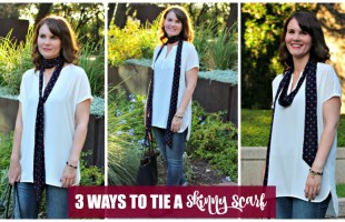 3 Ways to Tie a Skinny Scarf