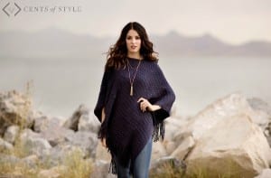 Poncho outfit idea for fall Poncho outfit idea