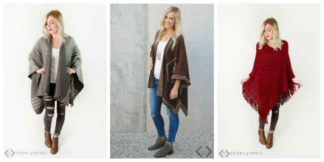 Poncho outfit ideas