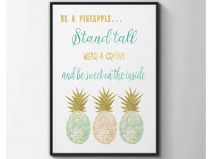 be-a-pineapple-art-print
