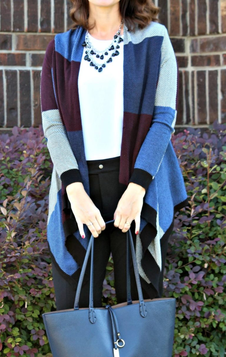 Are you looking for a black pants outfit for work? I have three ideas for you featuring a sweater/shirt combo, cardigan and wool blazer. Are you looking for a black pants outfit for work? I have three ideas for you featuring a sweater/shirt combo, cardigan and wool blazer.