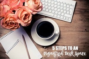 If you're in need of an organized desk space, these five steps will help get you there. It's time to stop drowning in unnecessary papers and other random items and create a space that works for you and not against you. Let's do this. If you're in need of an organized desk space, these five steps will help get you there. It's time to stop drowning in unnecessary papers and other random items and create a space that works for you and not against you. Let's do this.