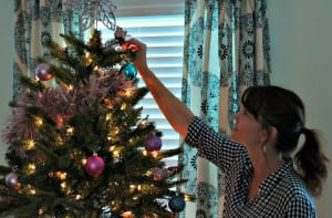 Christmas tree from Tree Classics, decorate in honor of Breast Cancer Awareness Month. Christmas tree from Tree Classics, decorate in honor of Breast Cancer Awareness Month.