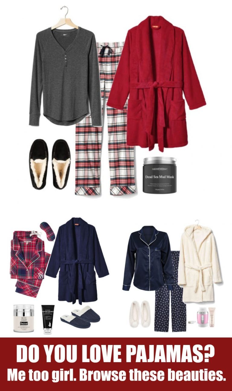 If you love to curl up on the couch or in your bed at the end of the night in your winter pajamas, then grab a cup of your favorite drink, because you're going to love scrolling through all of these choices. From plaid flannel pj's and a little silk to a sherpa robe that has your name written all over it, it's time to get cozy. If you love to curl up on the couch or in your bed at the end of the night in your winter pajamas, then grab a cup of your favorite drink, because you're going to love scrolling through all of these choices. From plaid flannel pj's and a little silk to a sherpa robe that has your name written all over it, it's time to get cozy.