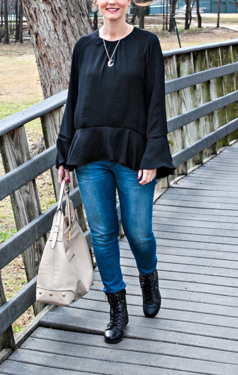 This bell sleeve top might just become one of my new favorite pieces when it's time to leave winter behind and head into spring. This bell sleeve top might just become one of my new favorite pieces when it's time to leave winter behind and head into spring.