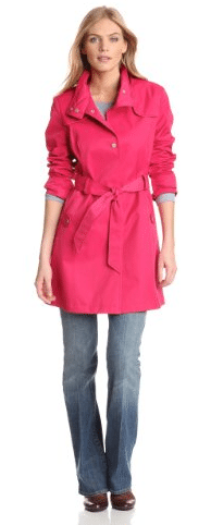 Pink Trench Coat