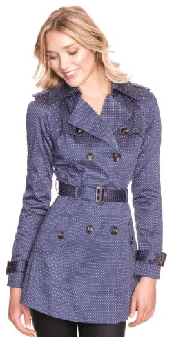 polka dot trench coat 10