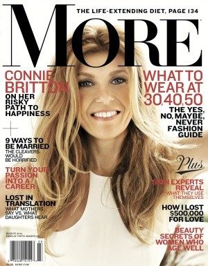 Connie Britton More Magazine Cover