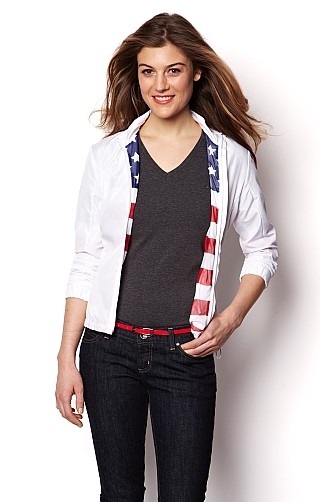 Nautica American Flag Jacket