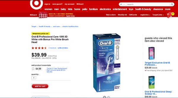 Oral B Electric Toothbrush