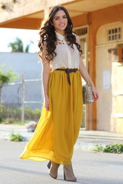 what to wear with a maxi skirt 01
