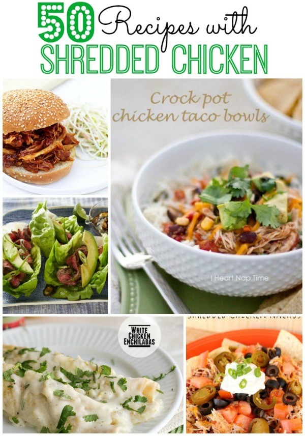 50 Recipes with Shredded Chicken - What Can You Make With Shredded Chicken