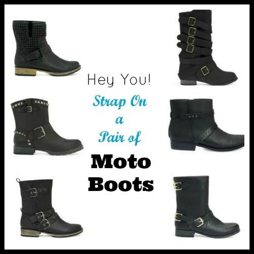 Just Fab Moto Boots