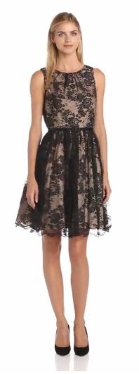 Jessica Howard Women's Shirred-Neck Party Dress