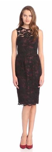 Jill Jill Stuart Women's Illusion Lace Shift Dress