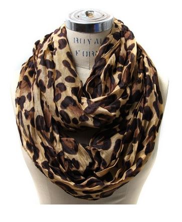 leopard print infinity scarf 01