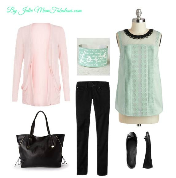 Cute Outfit Ideas mint green 01