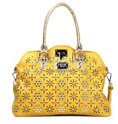 Amber Floral Eyelet Tote