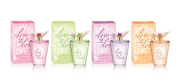 Giveaway Win the New Love2Love Fragrance Collection with Scratch