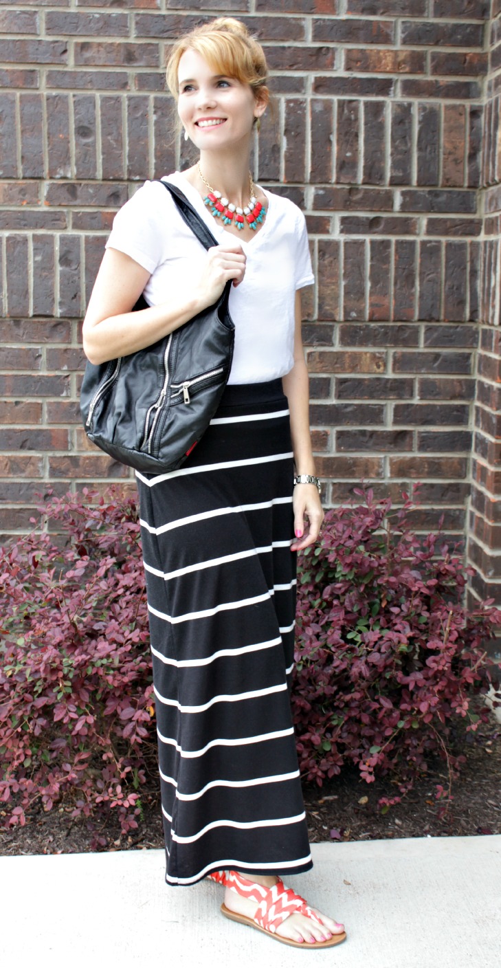 Mixing Prints with a Pair of Chic Sandals | Mom Fabulous