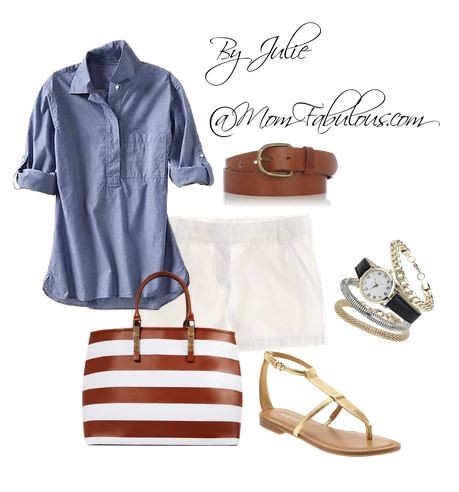 Cute Outfit Ideas with white shorts