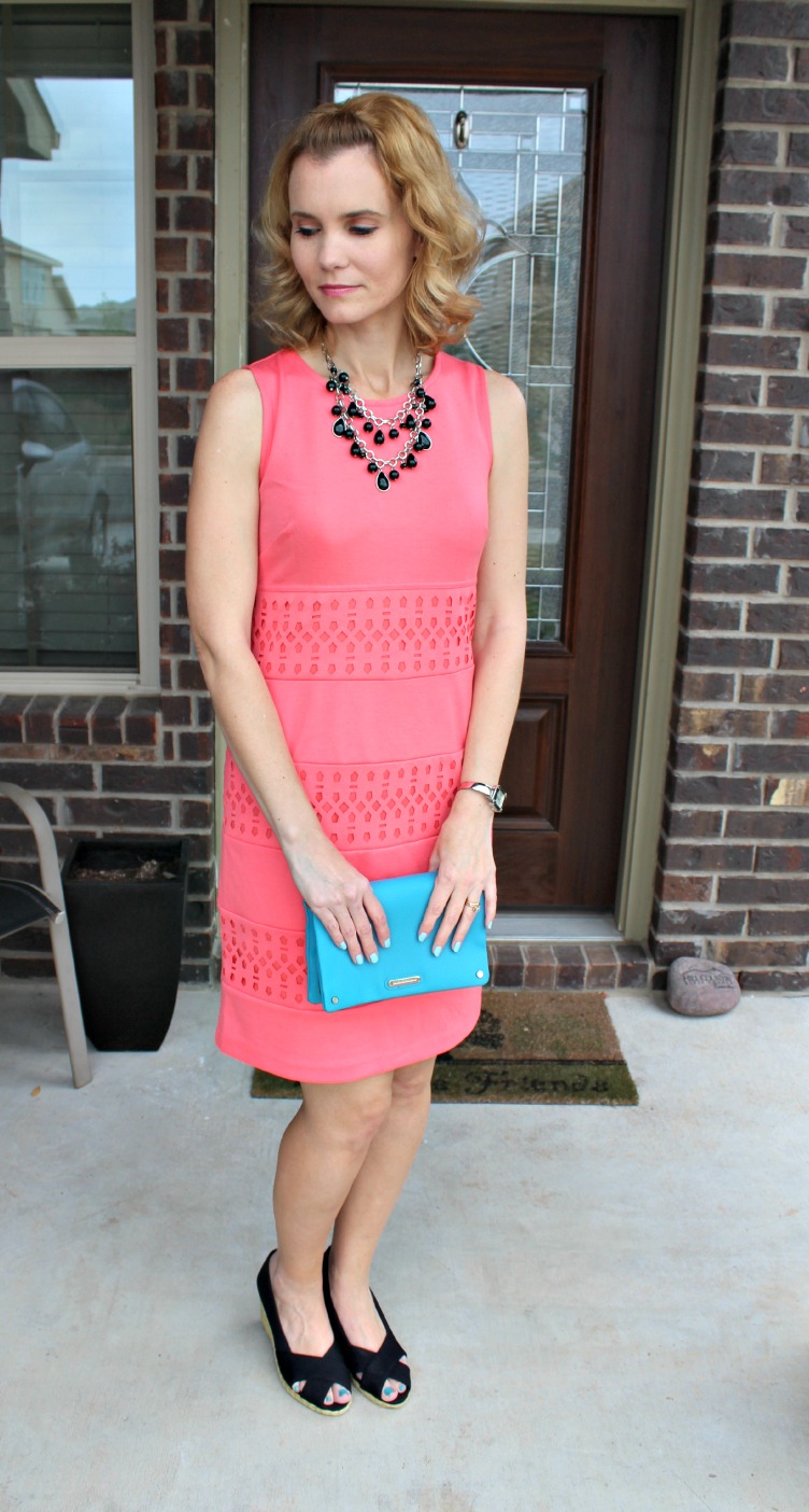 kohls coral dress