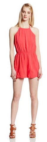 BCBGeneration Women's Side Ruffle Insert Romper, womens rompers, summer style, outfit ideas, cute outfit ideas