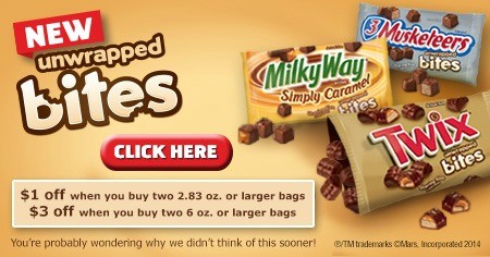 TWIX Bites Coupon