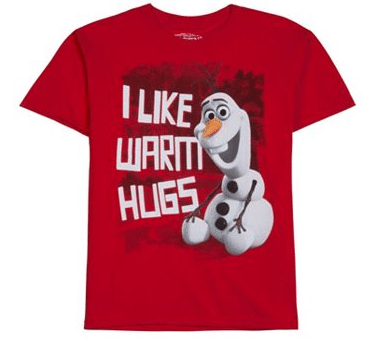 Disney Frozen Olaf Warm Hugs Tee