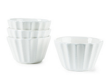 white medallion bowls