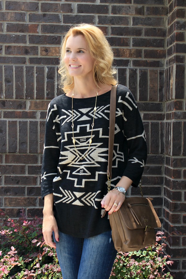 Embracing the Tribal Trend My New Favorite Fall Sweater Mom