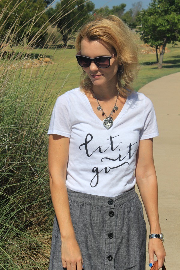 Let It Go T-Shirt, Cute Outfit Ideas