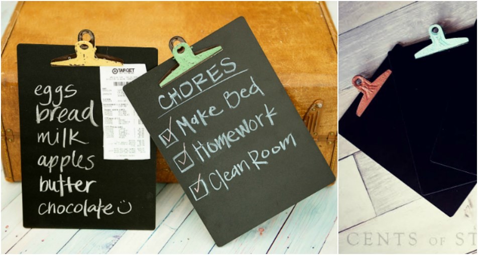 clipboard chalkboard