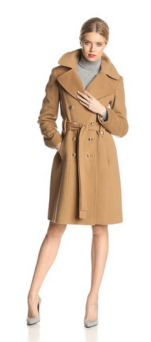 Anne Klein Coat, Double Breasted Coat, Cashmere Coat