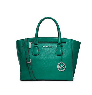 Michael Kors emerald green satchel