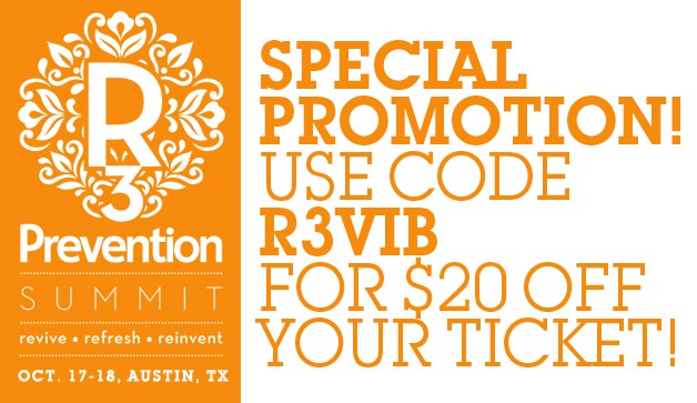 Prevention R3 Summit Coupon Code